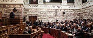 First parliamentary group meeting of New Democracy with the new party president Kyriakos Mitsotakis, at Greek Parliament in Athens, Greece on January 14, 2016. / ????? ?????????? ??? ???????????????? ?????? ??? ???? ??????????? ?? ??? ??????? ??? ???????? ??? ??????? ?????????, ????? 14 ?????????? 2016.